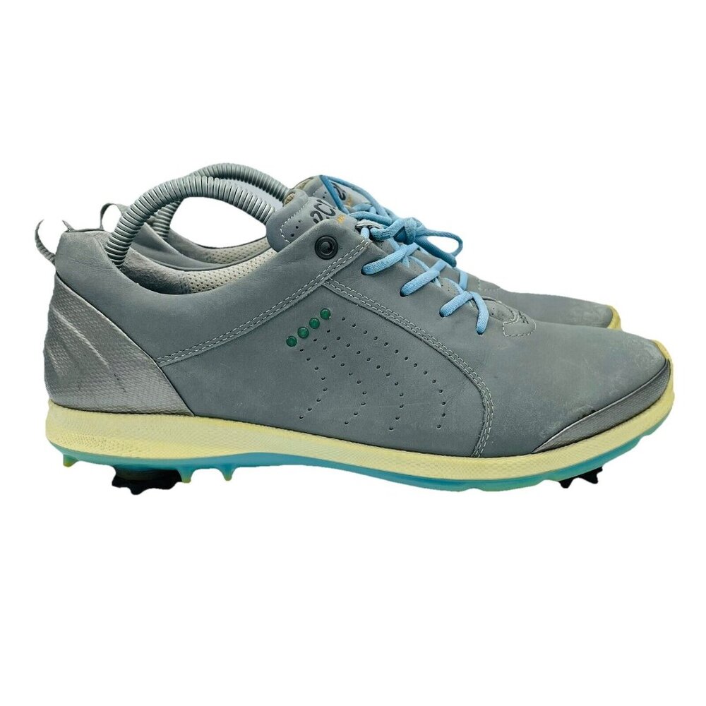 Ecco Golf Shoes Womens Size 10 Gray Natural Motion Biom Spiked Shoes Hydro Max